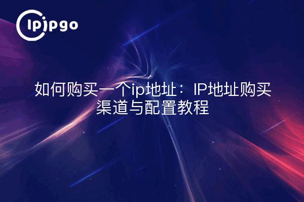 How to buy an ip address: IP address purchase channels and configuration tutorials