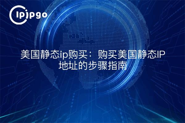 美国静态ip购买:购买美国静态IP地址的步骤指南