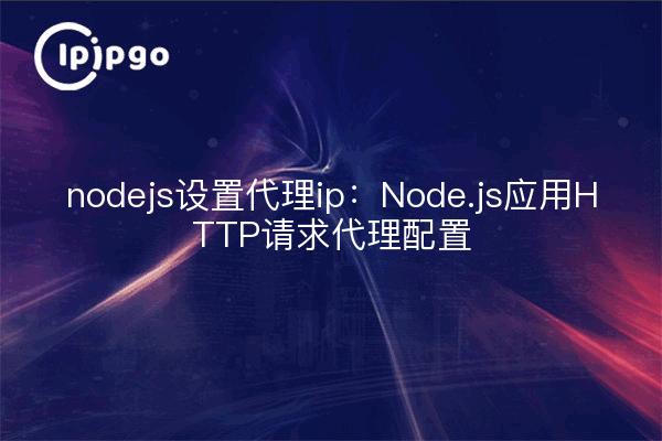 nodejs设置代理ip：Node.js应用HTTP请求代理配置