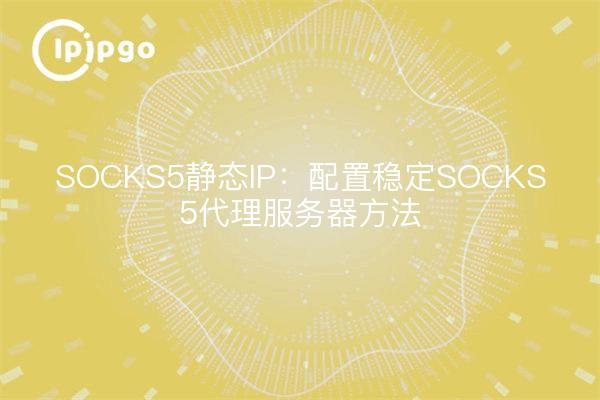 SOCKS5静态IP：配置稳定SOCKS5代理服务器方法