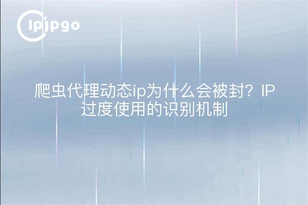 Crawler proxy dynamic ip why will be blocked ? ip overuse identification mechanism