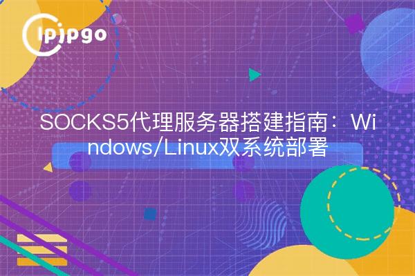 SOCKS5代理服务器搭建指南：Windows/Linux双系统部署