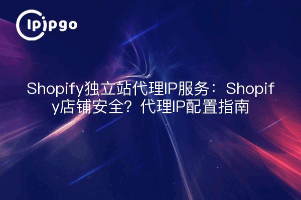 Shopify独立站代理IP服务：Shopify店铺安全？代理IP配置指南