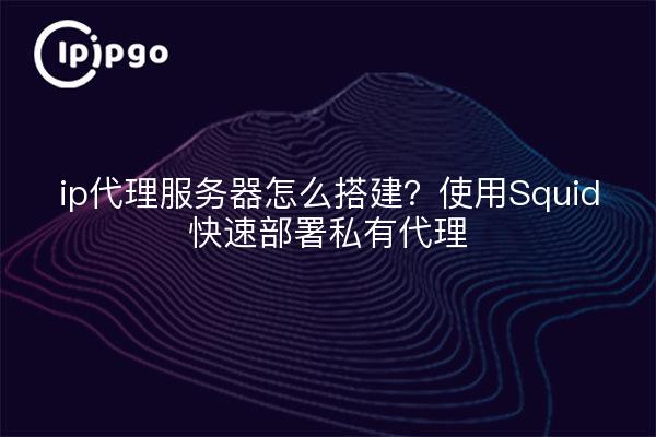 How to build an ip proxy server? Quickly deploy a private proxy using Squid