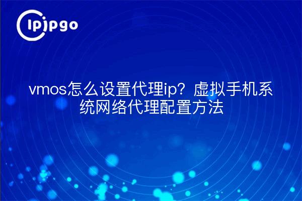 vmos怎么设置代理ip？虚拟手机系统网络代理配置方法