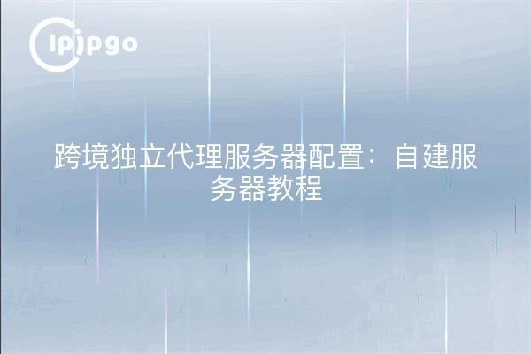 Configuration d'un serveur proxy indépendant transfrontalier : tutoriels de serveurs auto-construits