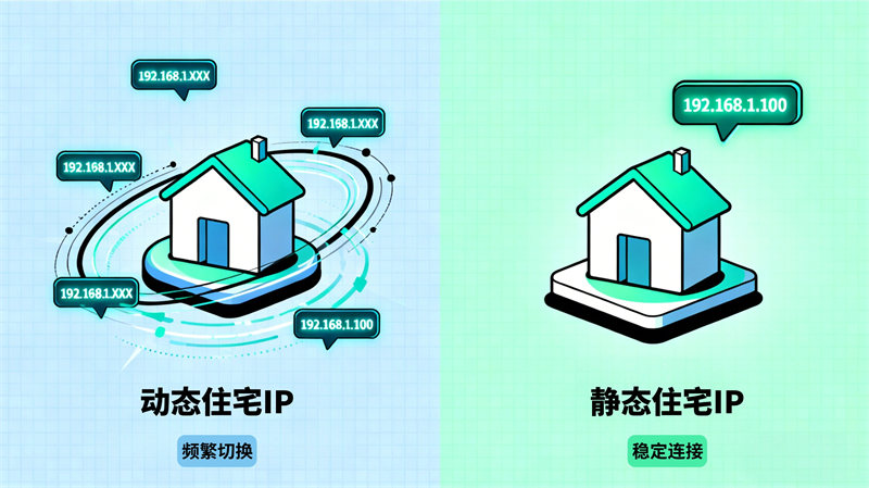 动态住宅IP和静态住宅IP该怎么选？