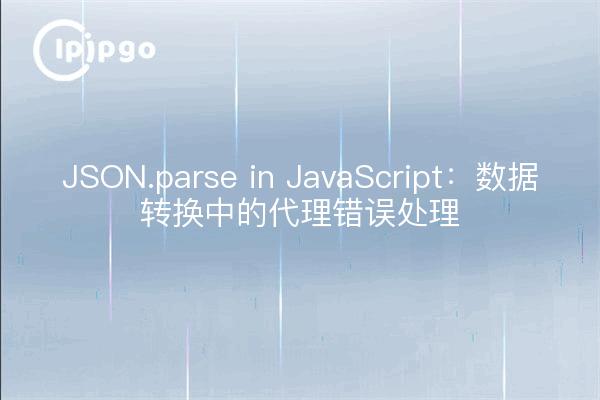 JSON.parse in JavaScript:数据转换中的代理错误处理