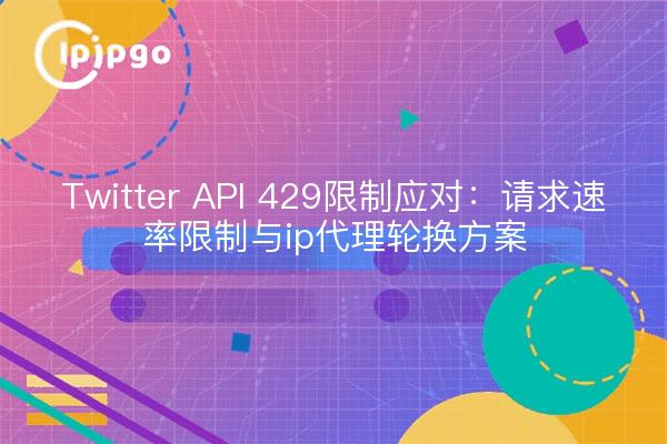 Twitter API 429限制应对：请求速率限制与ip代理轮换方案