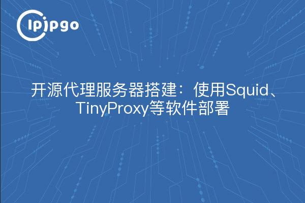 开源代理服务器搭建:使用Squid、TinyProxy等软件部署