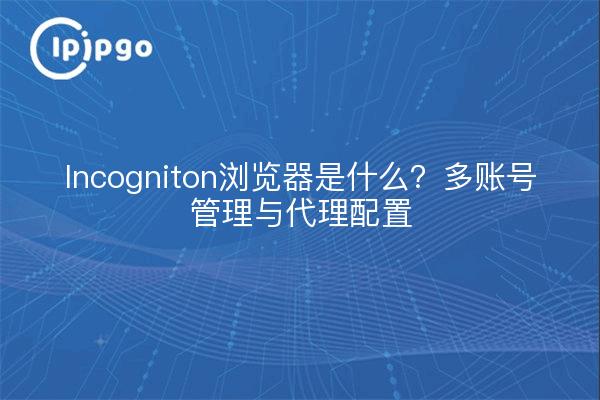 Incogniton浏览器是什么？多账号管理与代理配置