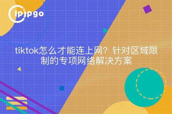 tiktok怎么才能连上网？针对区域限制的专项网络解决方案