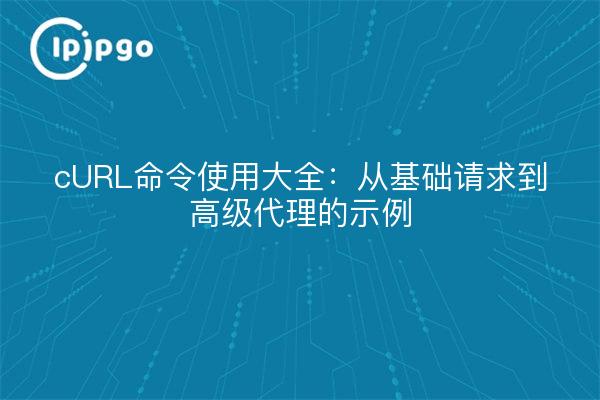 cURL命令使用大全：从基础请求到高级代理的示例