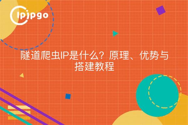 隧道爬虫IP是什么?原理、优势与搭建教程