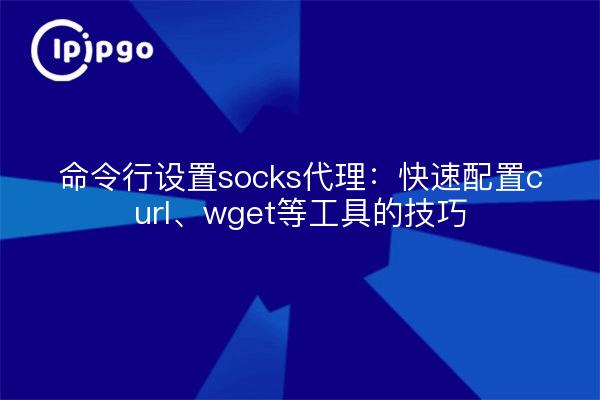 命令行设置socks代理:快速配置curl、wget等工具的技巧
