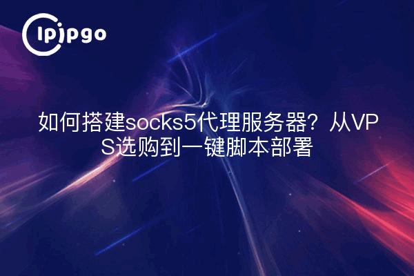 如何搭建socks5代理服务器？从VPS选购到一键脚本部署