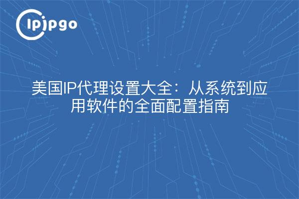 美国IP代理设置大全：从系统到应用软件的全面配置指南