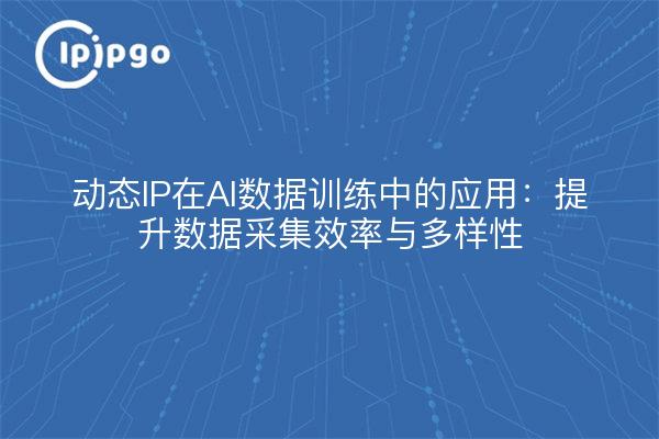 动态IP在AI数据训练中的应用:提升数据采集效率与多样性
