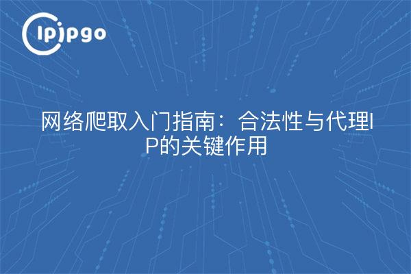 网络爬取入门指南：合法性与代理IP的关键作用