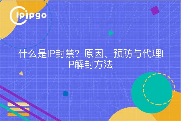 什么是IP封禁？原因、预防与代理IP解封方法
