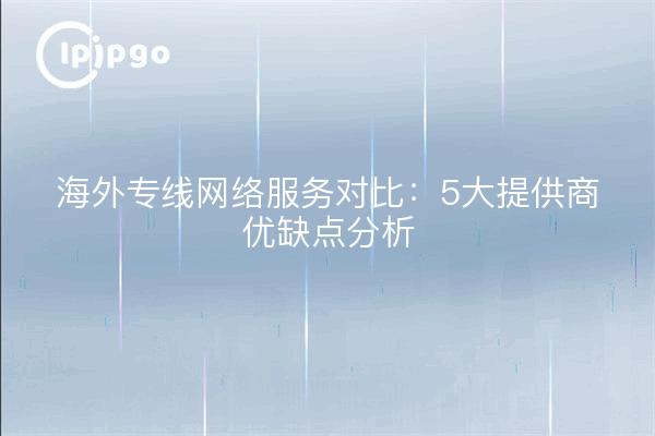 海外专线网络服务对比：5大提供商优缺点分析