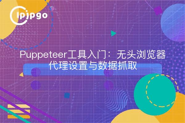 Puppeteer工具入门：无头浏览器代理设置与数据抓取