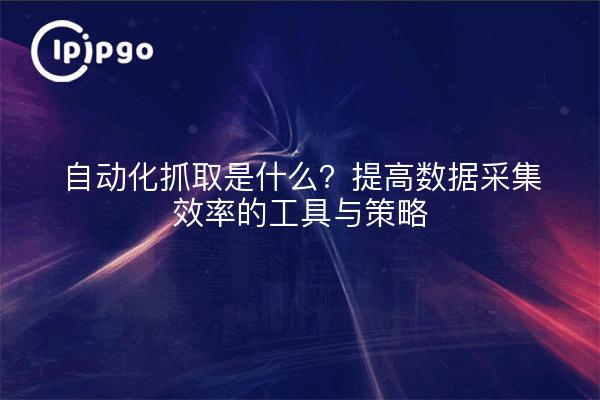 自动化抓取是什么？提高数据采集效率的工具与策略
