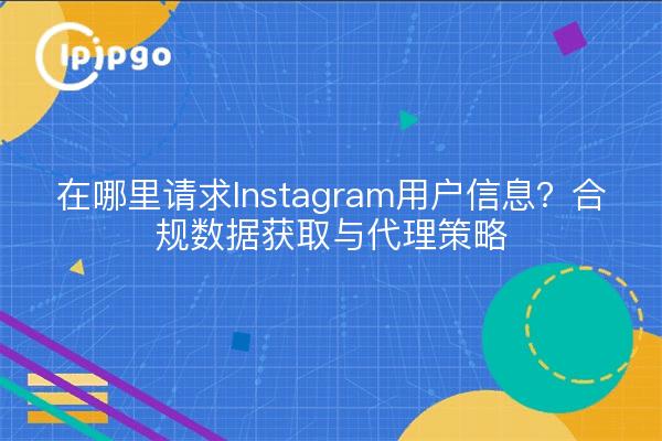 在哪里请求Instagram用户信息？合规数据获取与代理策略