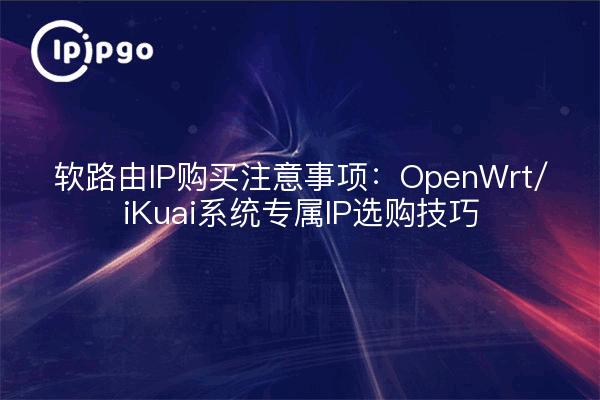 软路由IP购买注意事项：OpenWrt/iKuai系统专属IP选购技巧