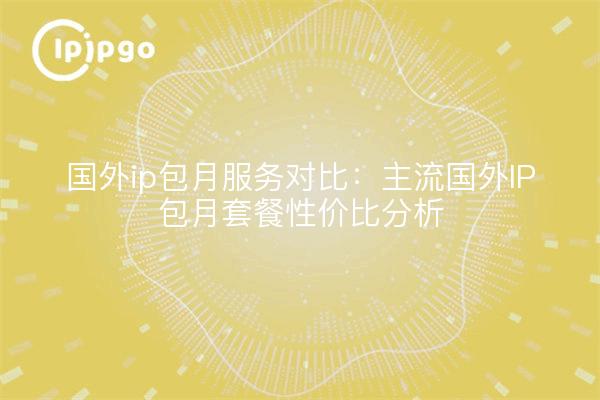 国外ip包月服务对比：主流国外IP包月套餐性价比分析