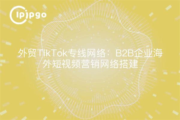 外贸TikTok专线网络：B2B企业海外短视频营销网络搭建
