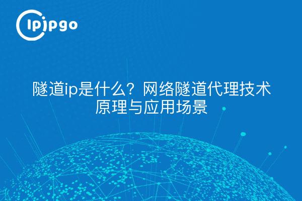 隧道ip是什么？网络隧道代理技术原理与应用场景