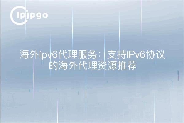 海外ipv6代理服务:支持IPv6协议的海外代理资源推荐