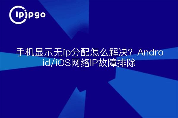 手机显示无ip分配怎么解决？Android/iOS网络IP故障排除