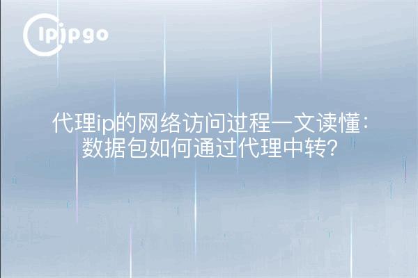 代理ip的网络访问过程一文读懂：数据包如何通过代理中转？