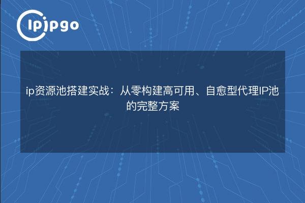 ip资源池搭建实战:从零构建高可用、自愈型代理IP池的完整方案 - IPIPGO