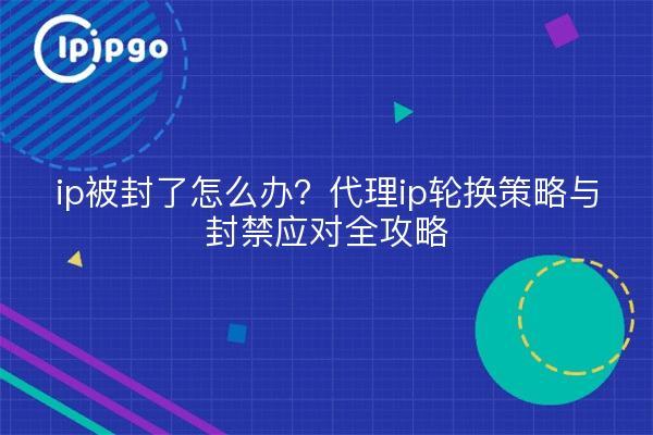 ip被封了怎么办?代理ip轮换策略与封禁应对全攻略