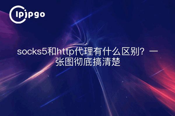 socks5和http代理有什么区别?一张图彻底搞清楚