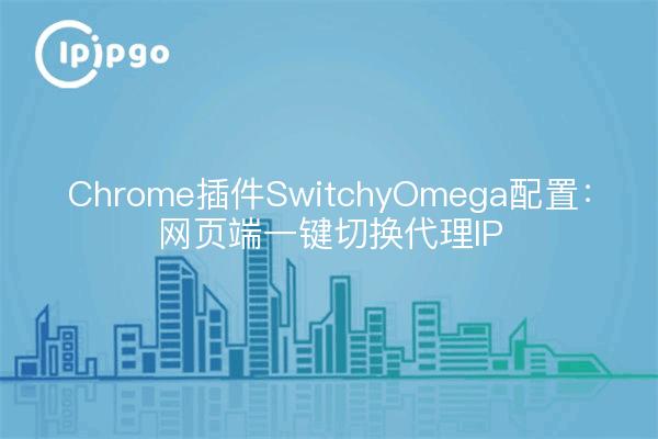 Chrome插件SwitchyOmega配置：网页端一键切换代理IP