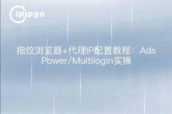 指纹浏览器+代理IP配置教程：AdsPower/Multilogin实操
