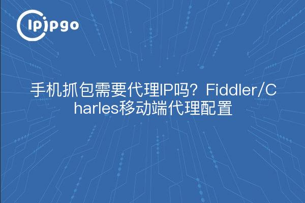 手机抓包需要代理IP吗?Fiddler/Charles移动端代理配置