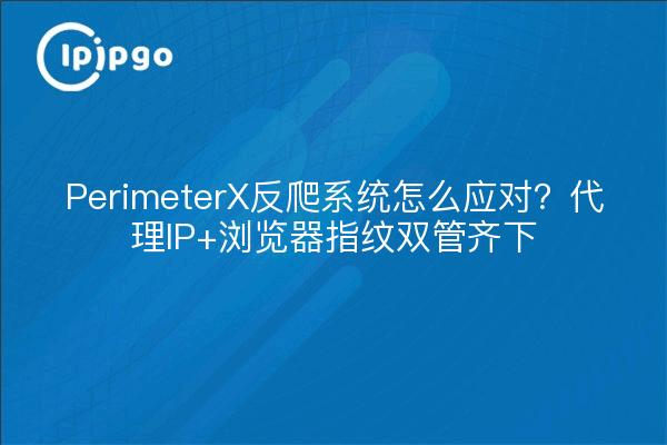 PerimeterX反爬系统怎么应对？代理IP+浏览器指纹双管齐下