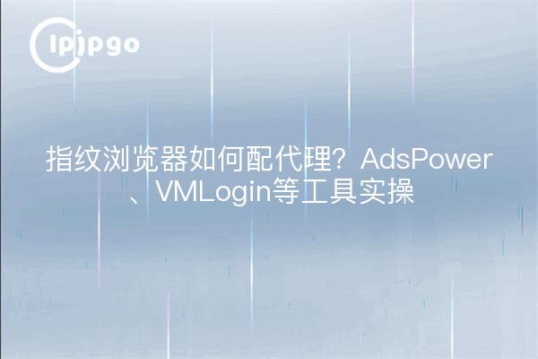 指纹浏览器如何配代理？AdsPower、VMLogin等工具实操