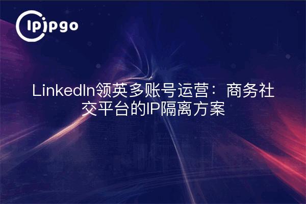 LinkedIn领英多账号运营：商务社交平台的IP隔离方案