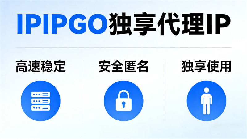 ipipgo-独享代理IP