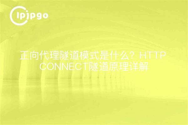 正向代理隧道模式是什么？HTTP CONNECT隧道原理详解