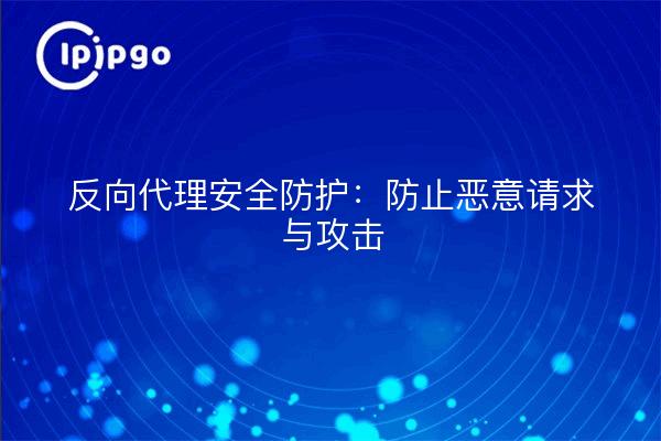 反向代理安全防护：防止恶意请求与攻击