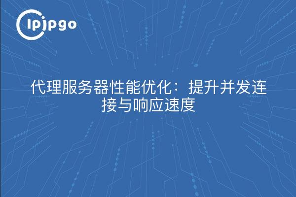 代理服务器性能优化：提升并发连接与响应速度