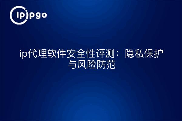 ip代理软件安全性评测：隐私保护与风险防范