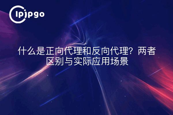 什么是正向代理和反向代理？两者区别与实际应用场景